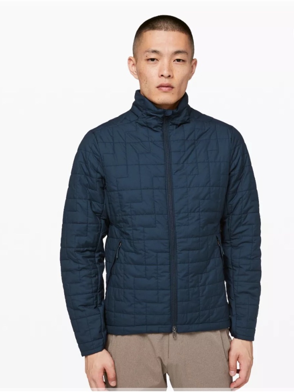 Lululemon Sky Loft Jacket in True Navy.  Men's Water Resistant Lightweight Coat